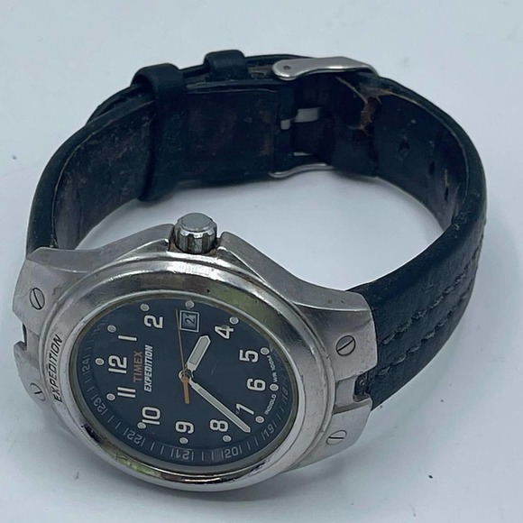 Timex Expedition Watch Indiglo WR 100m Analog Wristwatch New Battery - Picture 4 of 7